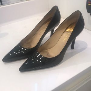 Cole Haan black patent classic pumps 11 B M